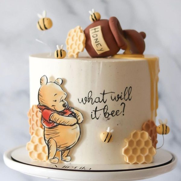 Honey Themed Mom To Be Cake