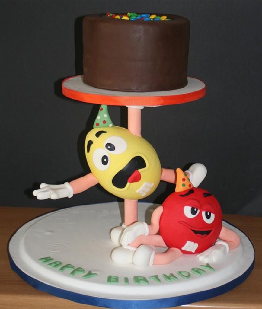 Humpty Dumpty Anti Gravity Cake
