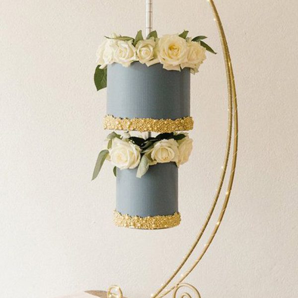Inverted 2 Tier Hanging Cake