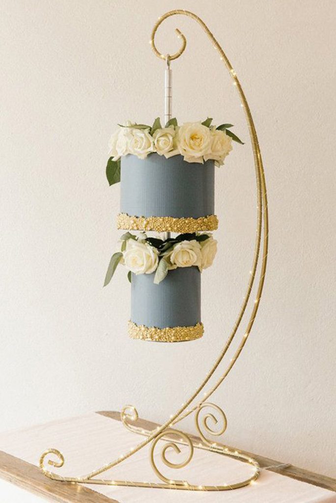 Inverted 2 Tier Hanging Cake