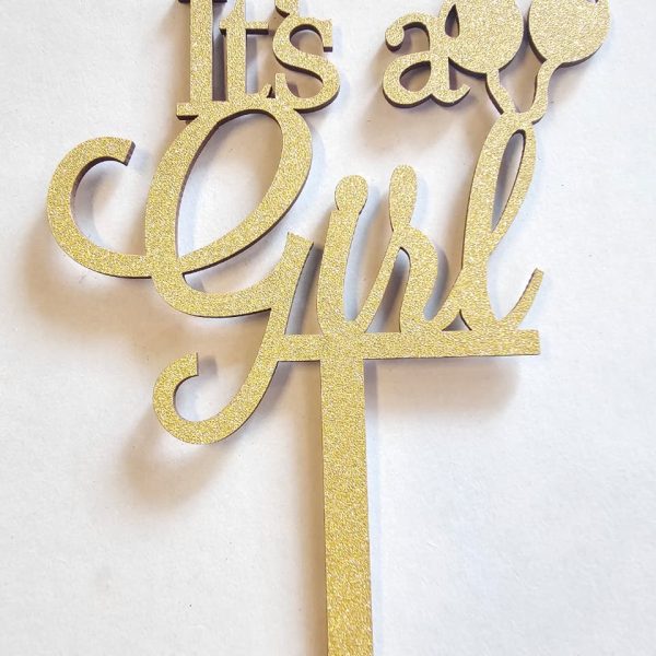 It’s a Girl Balloon Topper