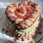 Love Cupid Heart Shaped Cake