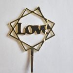 Love Text Topper