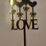 Love With Heart Topper