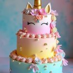 Magical Unicorn Wonderland Cake