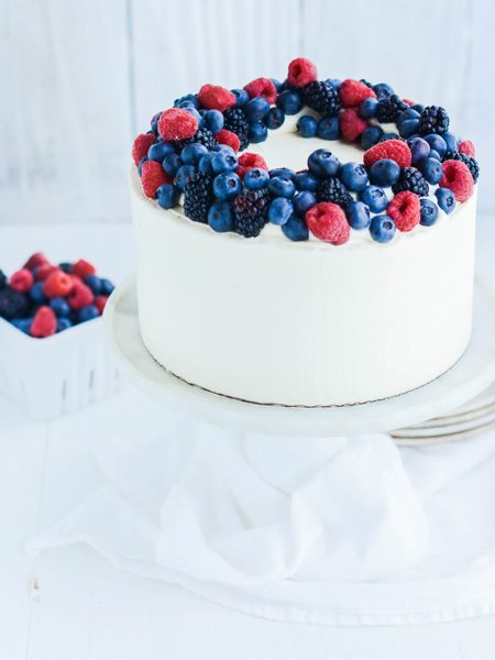 Mixed Berries Cake