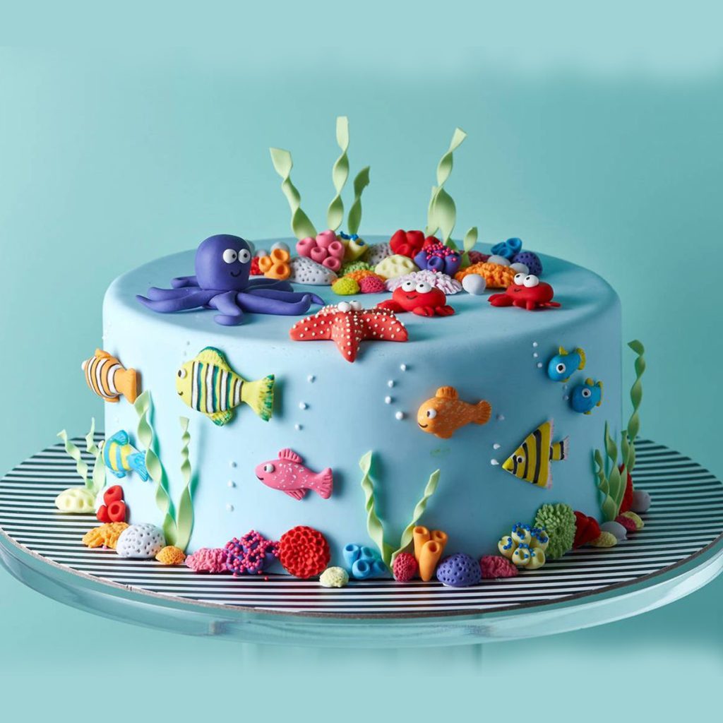 Ocean Theme Cake