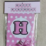 Paper Flags HBD Pink (1.5 mtr)