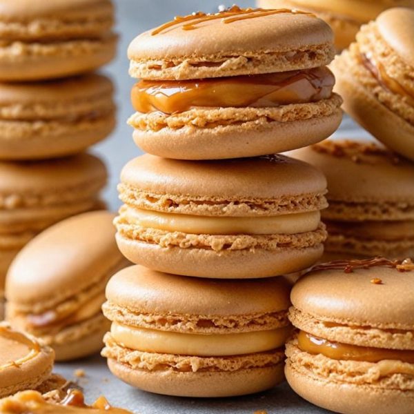 Peanut Butter Italian Macrons