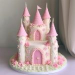 Pink Castle Kids Cake
