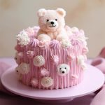 Pink Teddy Cake