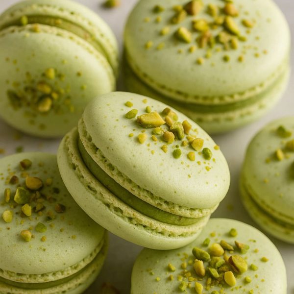 Pistachio Italian Macrons