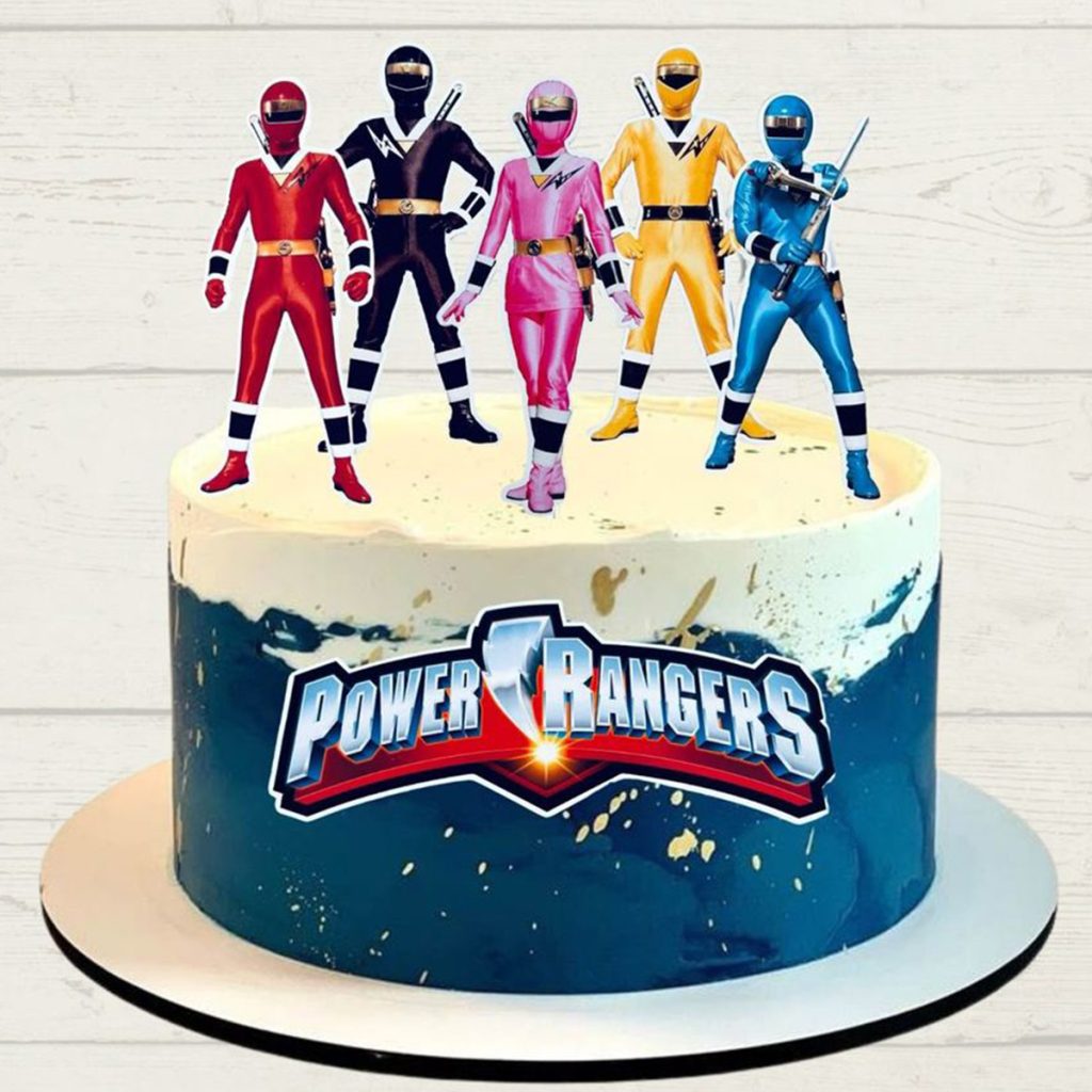 Power Ranger Theme Cake