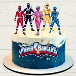 Power Ranger Theme Cake