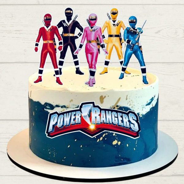 Power Ranger Theme Cake
