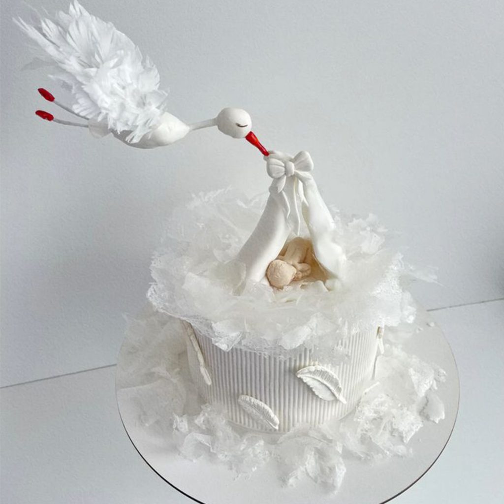 Pregnancy Reveal Cake