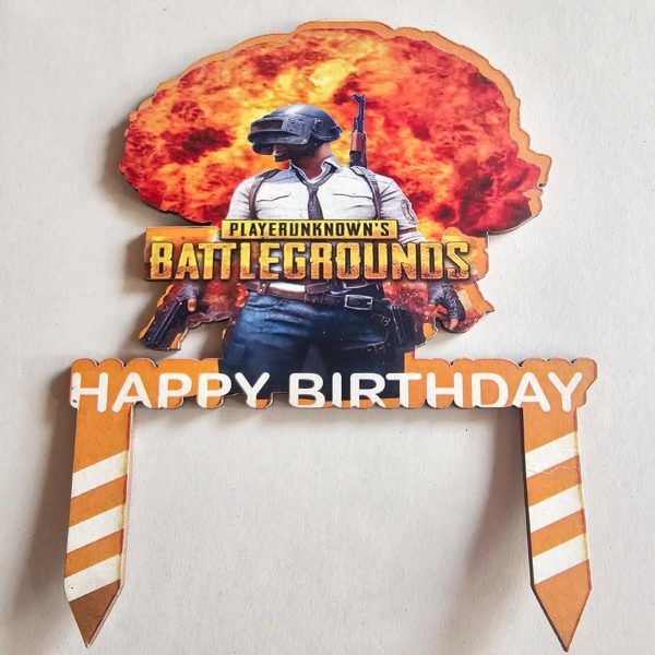Happy Birthday PUBG Theme Topper