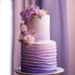 Purple Wedding Cake