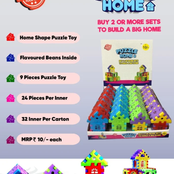 Puzzle Home - Toy with Candy - Fantasy Food Corp