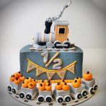 Rail Engine Half Birthday Cake