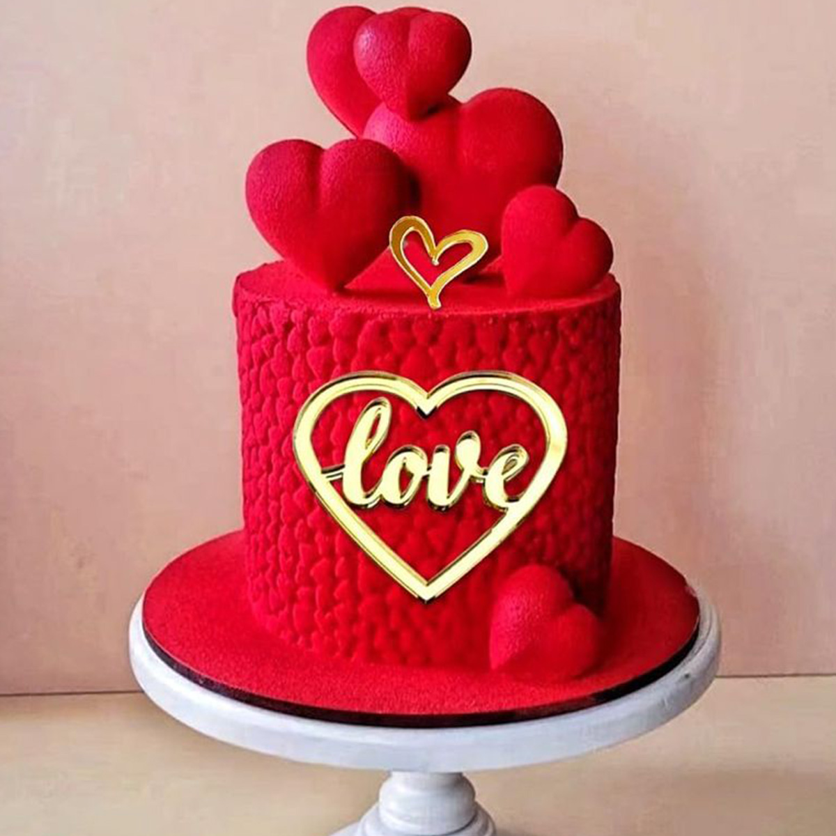 Red Heart Valentines Day Cake 1 Red Heart Valentines Day Cake