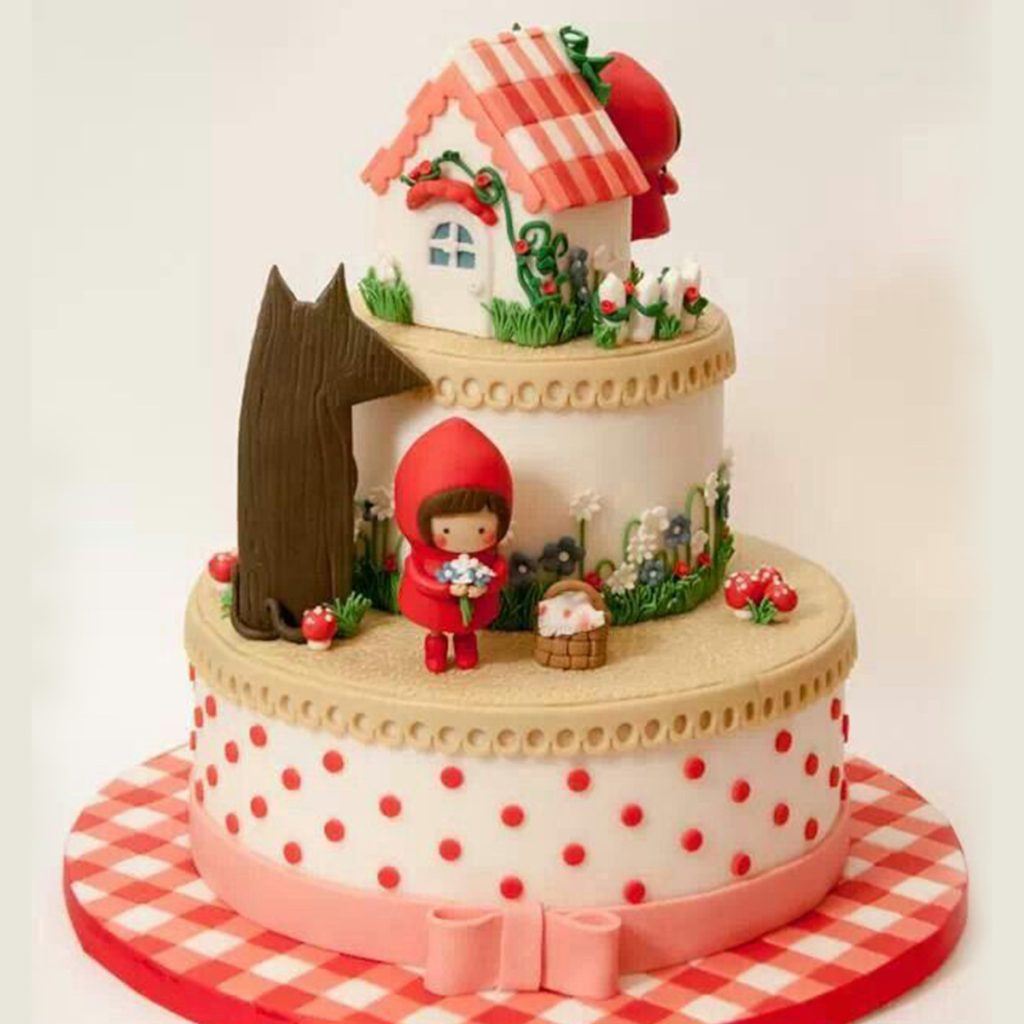 Red Ridinghood Themed Cake
