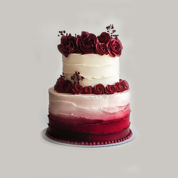 Red Velvet Wedding Cake