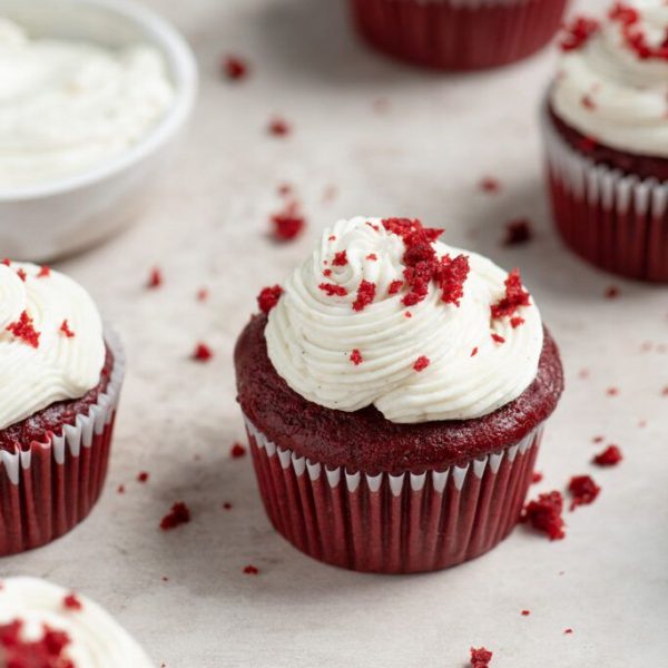 Royal Red Velvet Cupcake