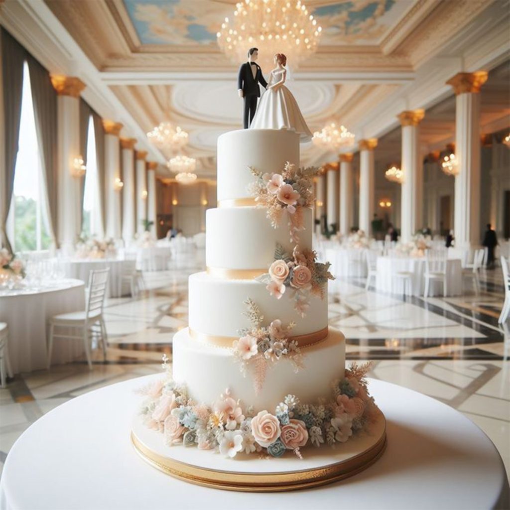 Royal Theme Wedding Cake