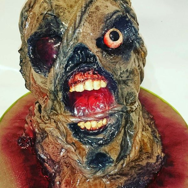 Scary Face Horror Themed Cake
