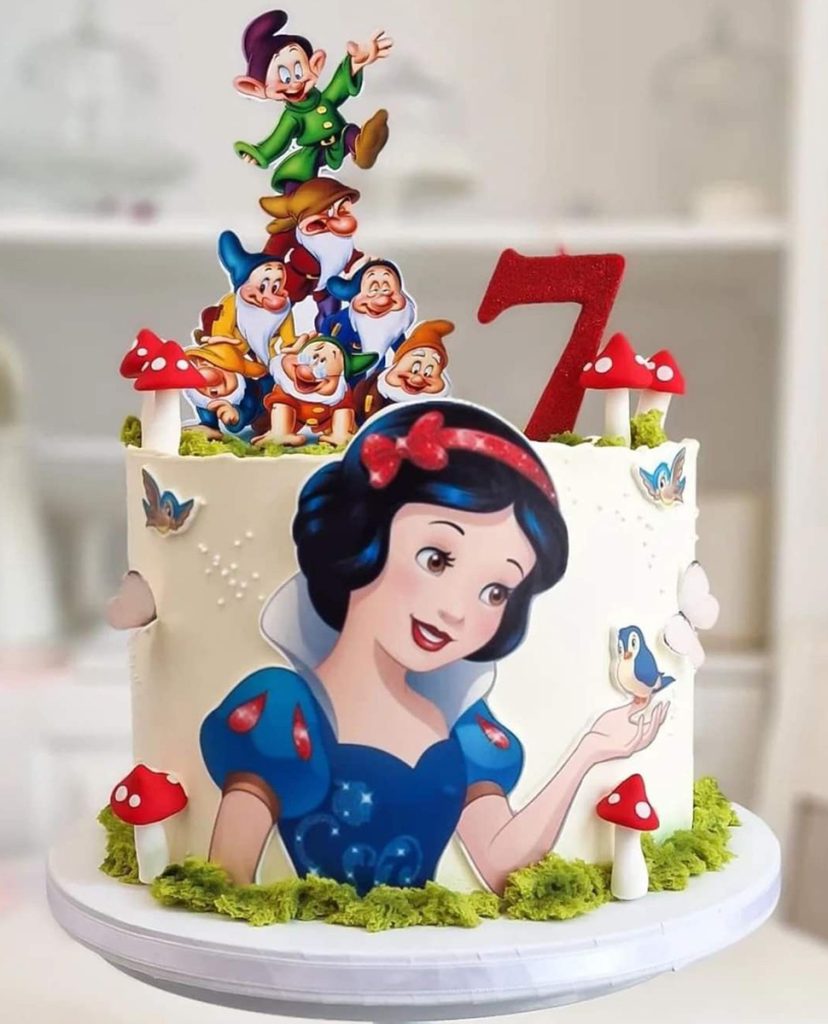 Snow White Themed Kids Cake