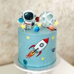 Space Themed Tall Cake