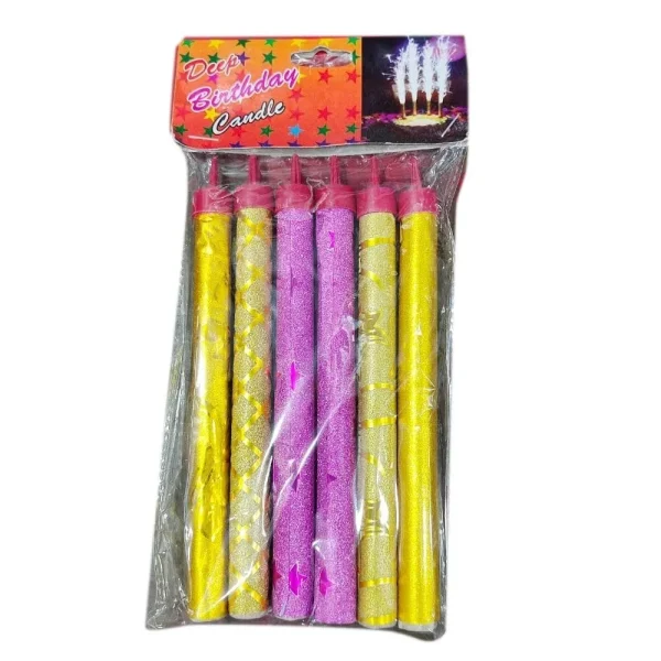 Spark Glitter Candle 15cm