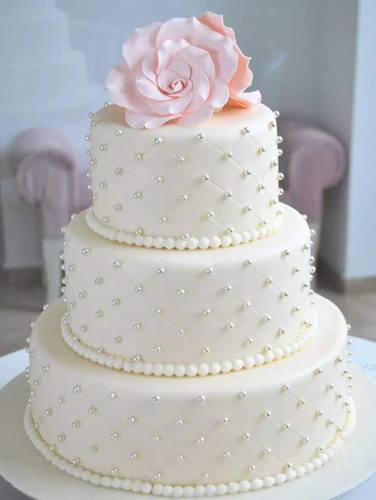 Swizz Dots Three Tier Cake
