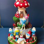 The Smurfs Themed Cake