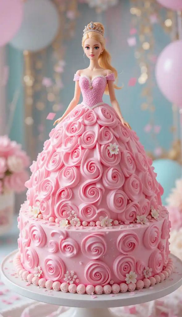 Tired Barbie Cake