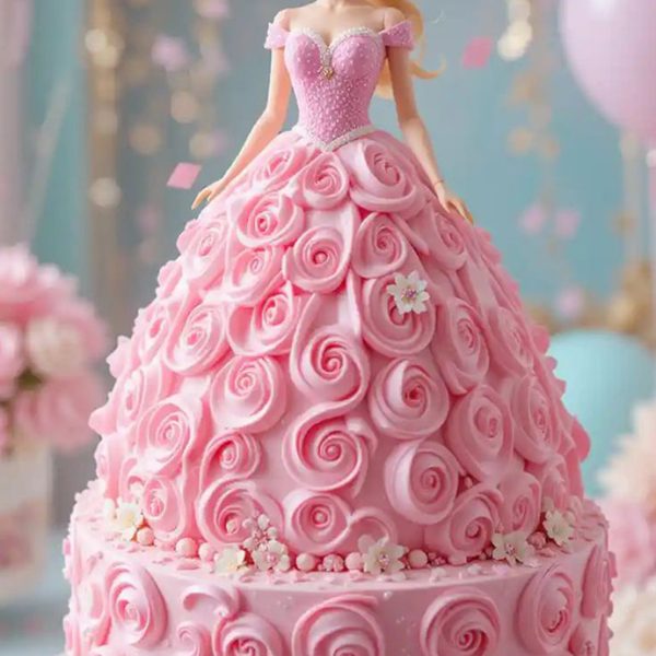 Tired Barbie Cake