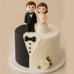 Tuxedo Wedding Cake