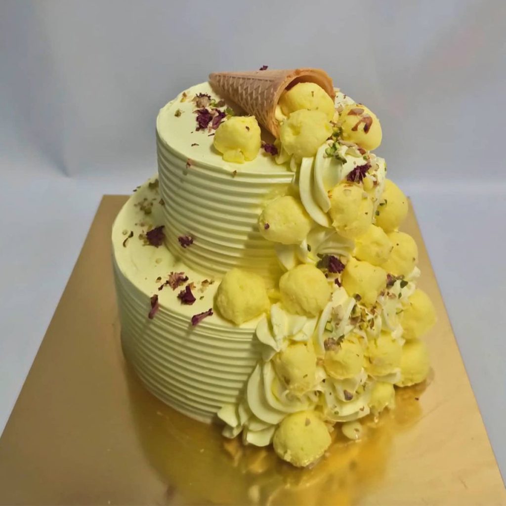 Two Tier Rasmalai Designer Cake