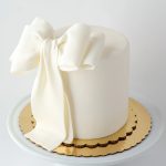 White Bow Designer Cake