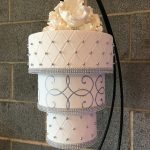 White Hanging Cake