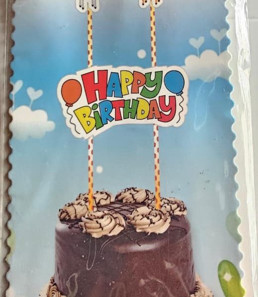 Zebra & Giraffe Cake Topper