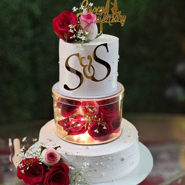 Fillable Floating Designer Cake